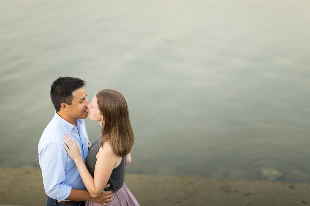 The engagement photos of Paul Pestano and Colleen Longacre in Georgetown, Washington, DC, July 18, 2015.