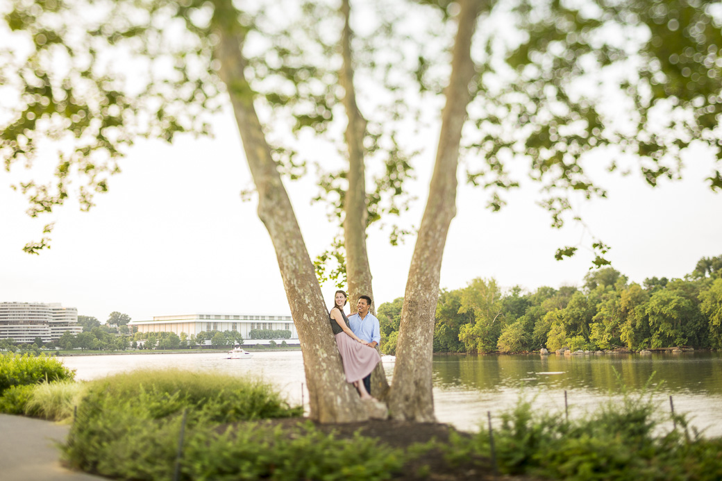 The engagement photos of Paul Pestano and Colleen Longacre in Georgetown, Washington, DC, July 18, 2015.