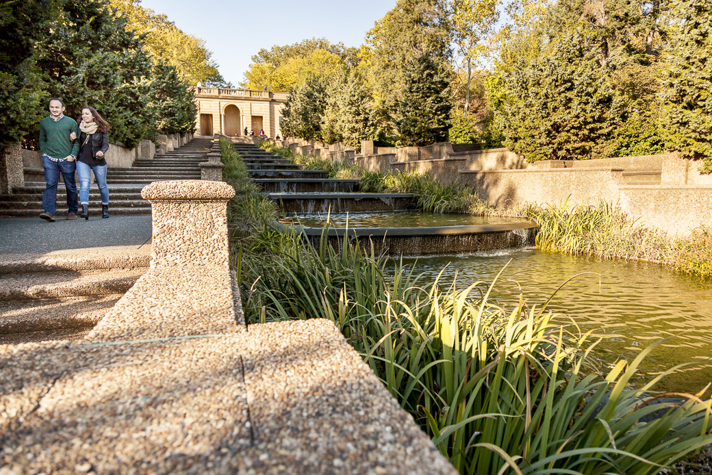 Chris Murphy proposes to Ariana Hasserjian at Meridian Hill Park, Washington, DC, October 15, 2015.