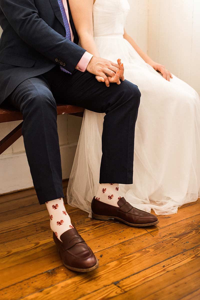 groom lobster socks