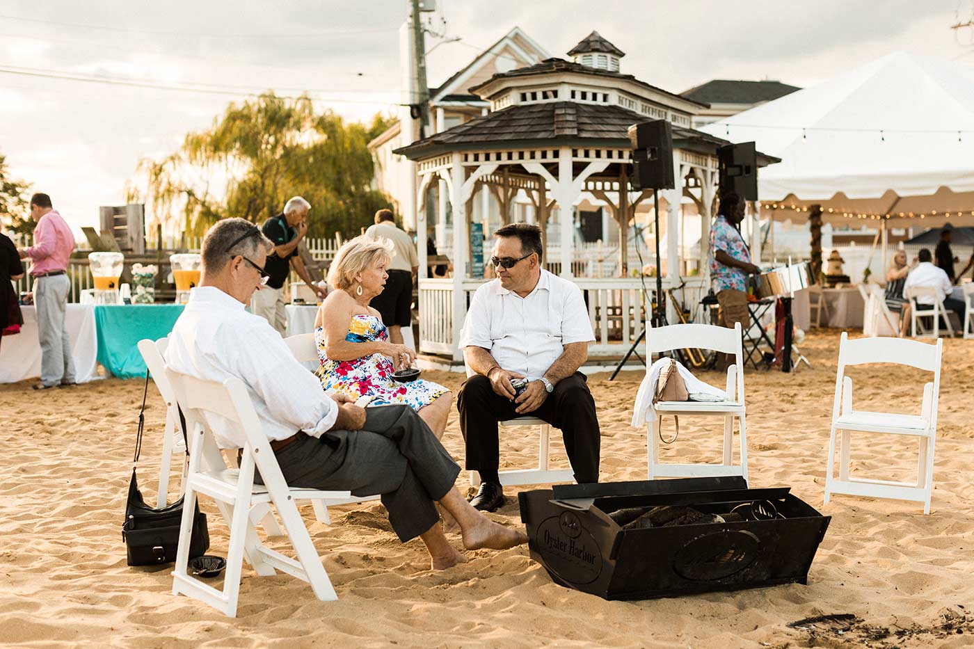 oyster harbor beach wedding