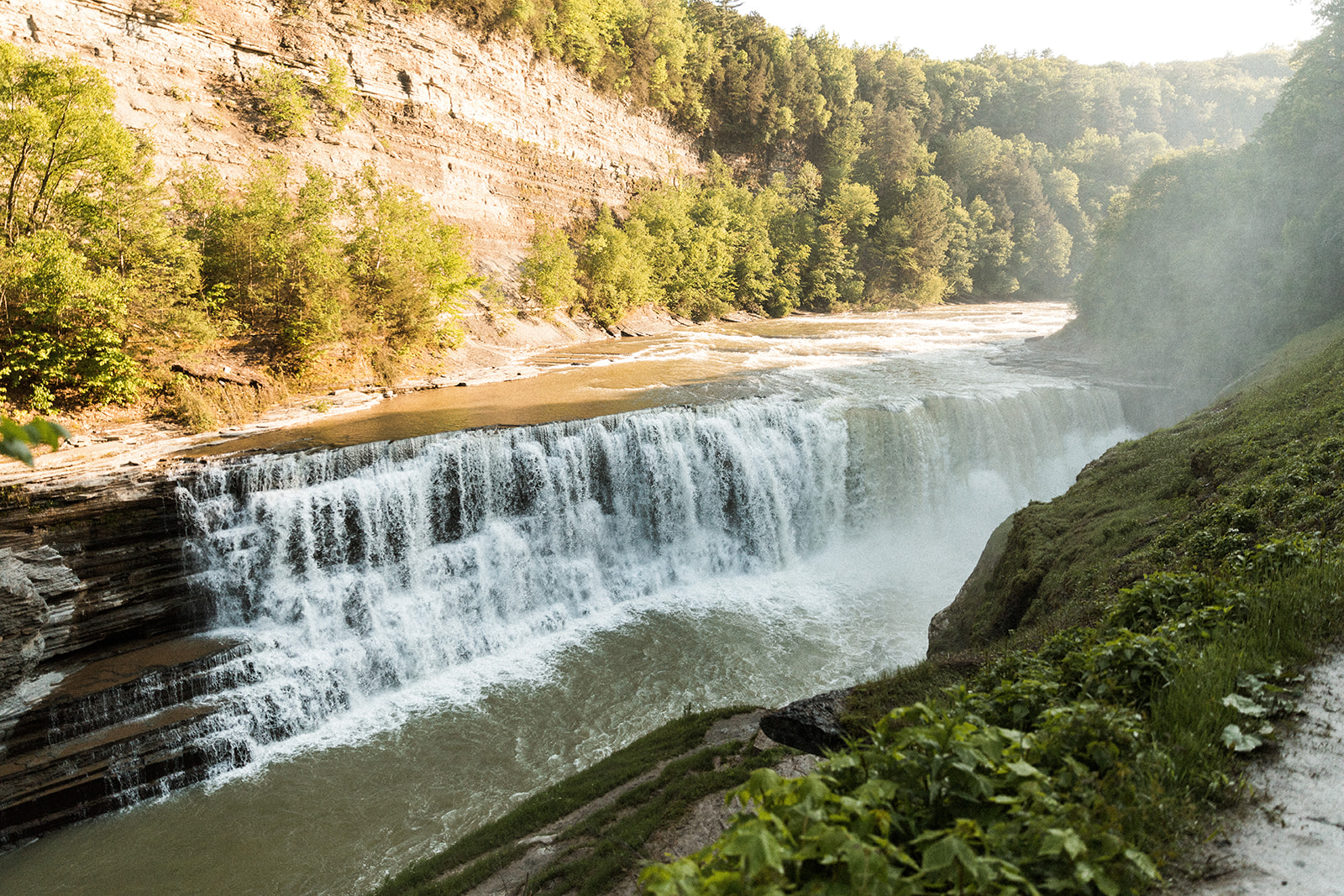 Letchworth State Park waterfall