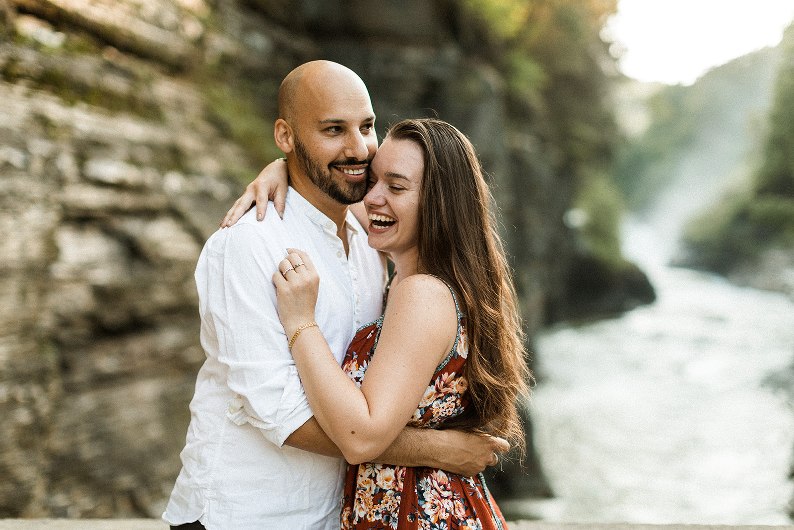 lower falls bridge proposal photography