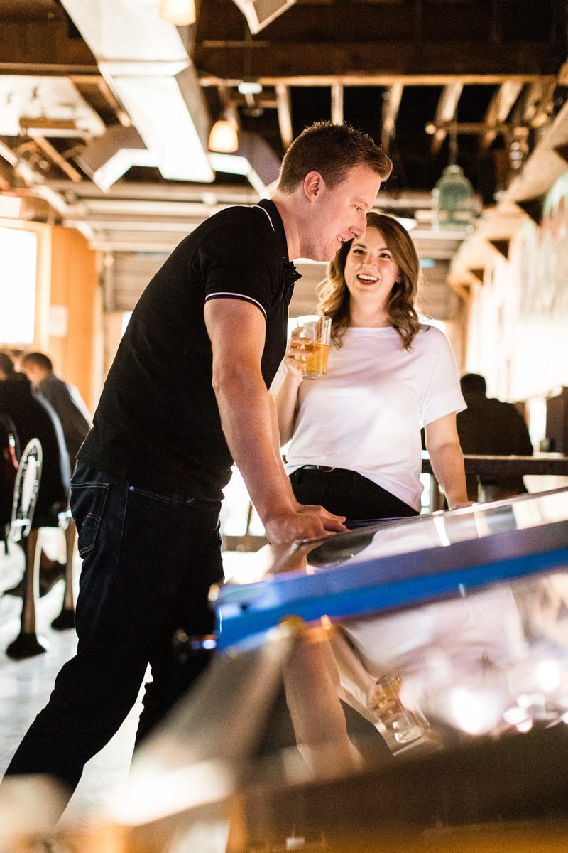 couple at arcade