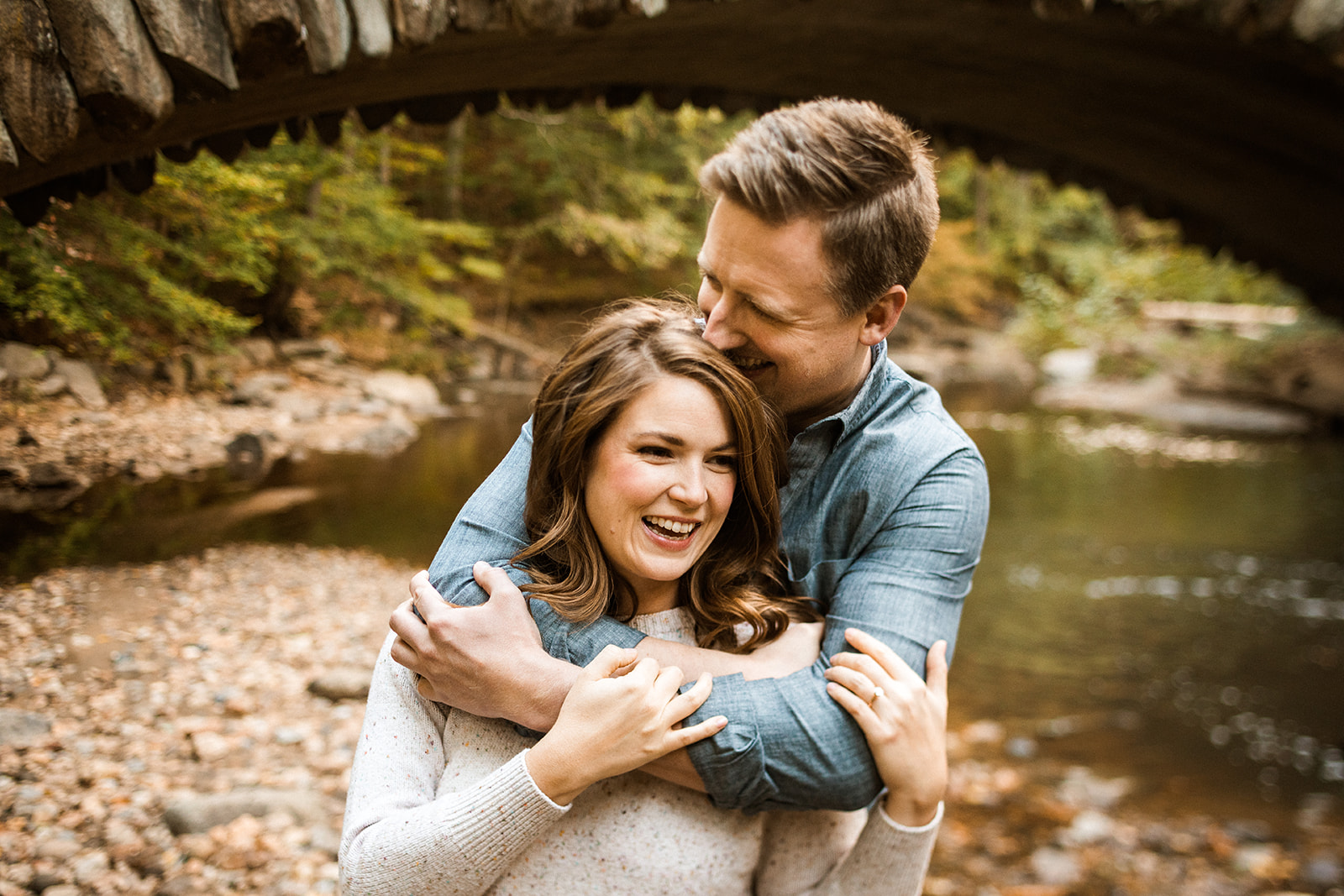 fall engagement photos in washington dc