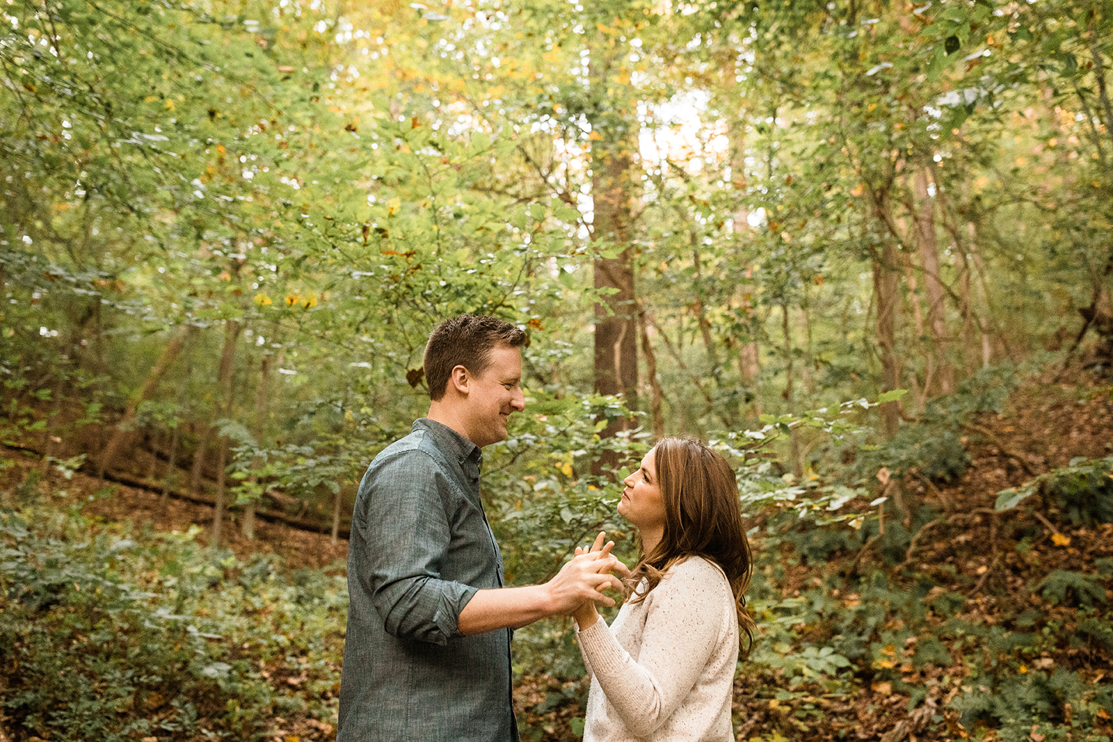 rock creek park engagement session