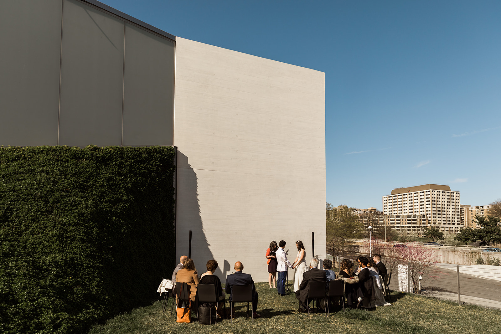 micro wedding at The Reach at John F. Kennedy Center for the Performing Arts