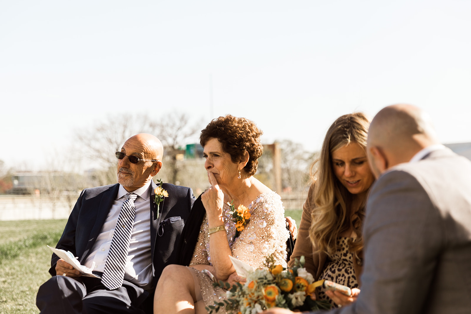 wedding ceremony guests