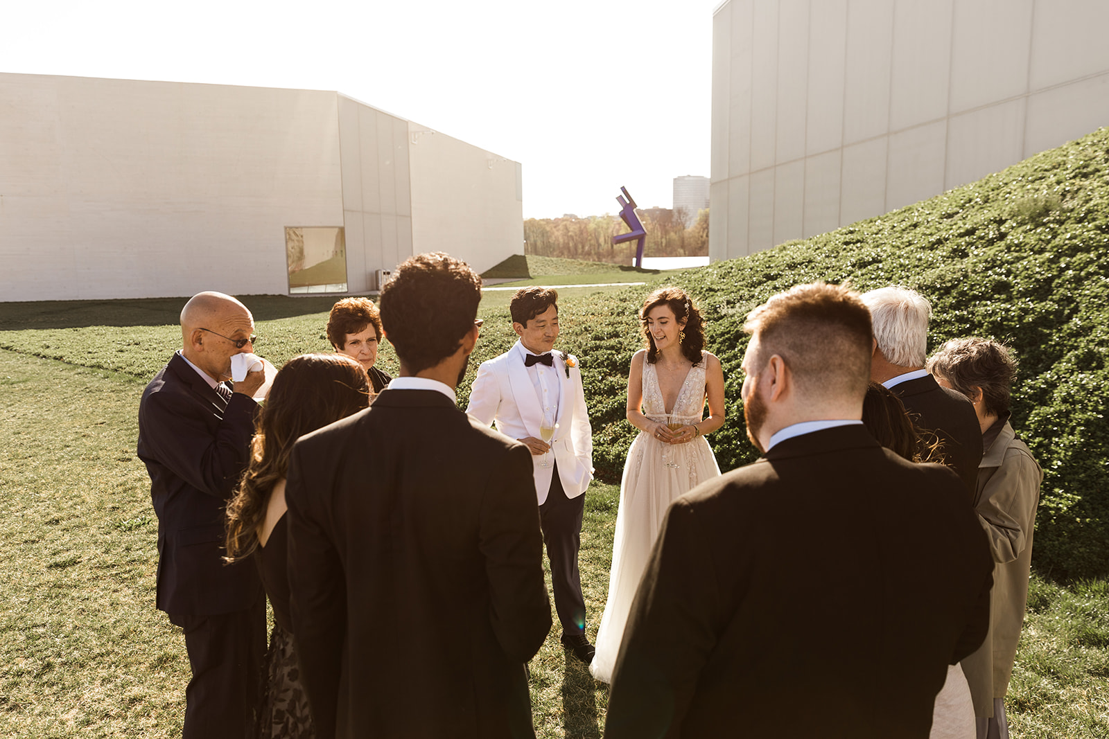 dc micro wedding outdoors