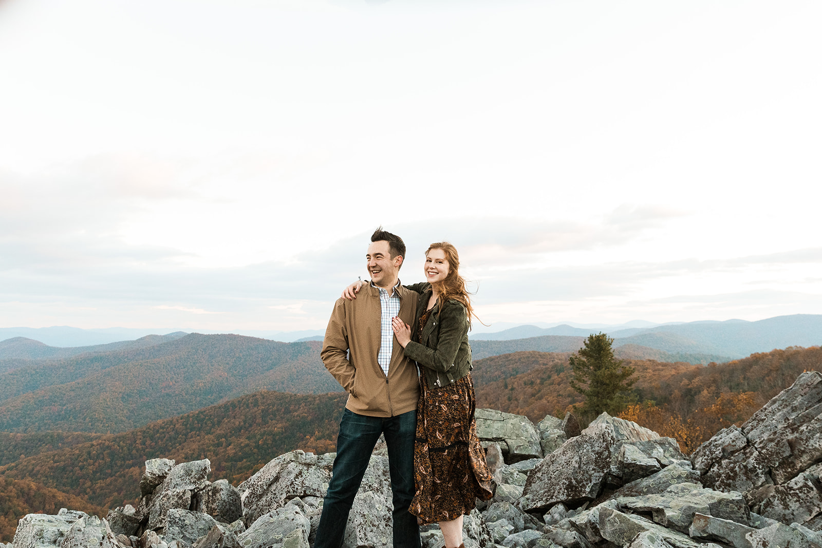 shenandoah national park engagement photos
