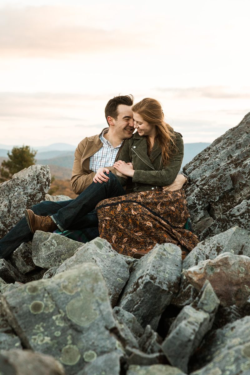 shenandoah national park engagement photos