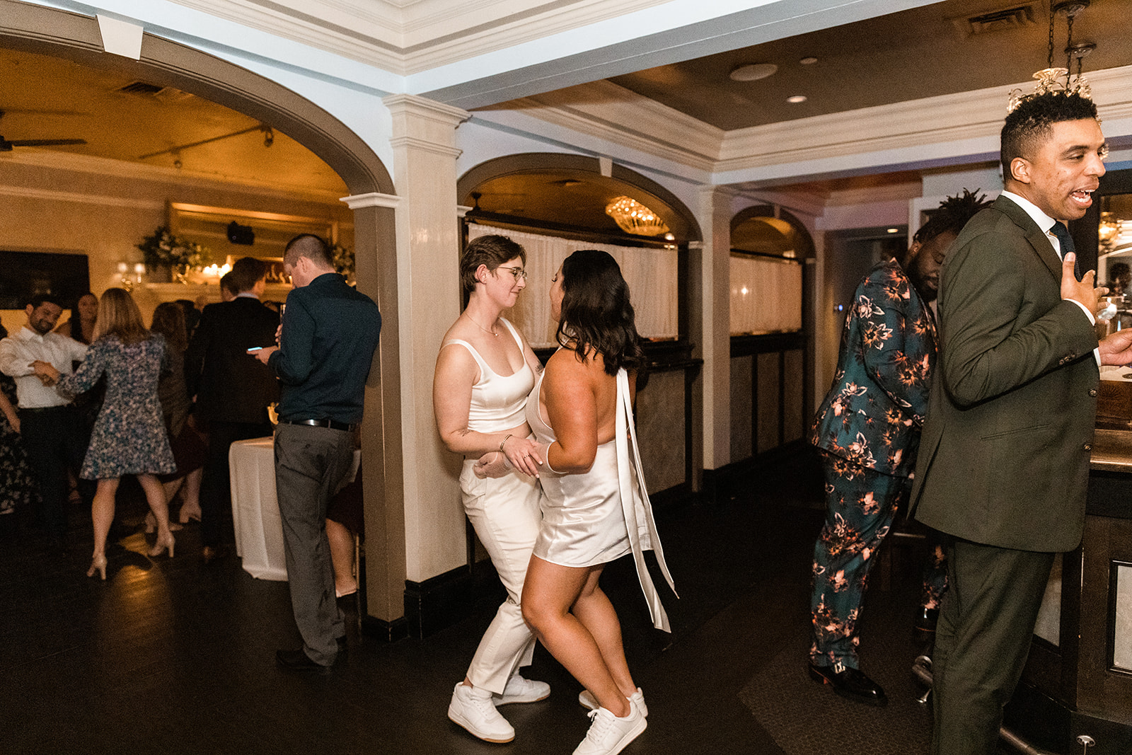 wedding reception short dress