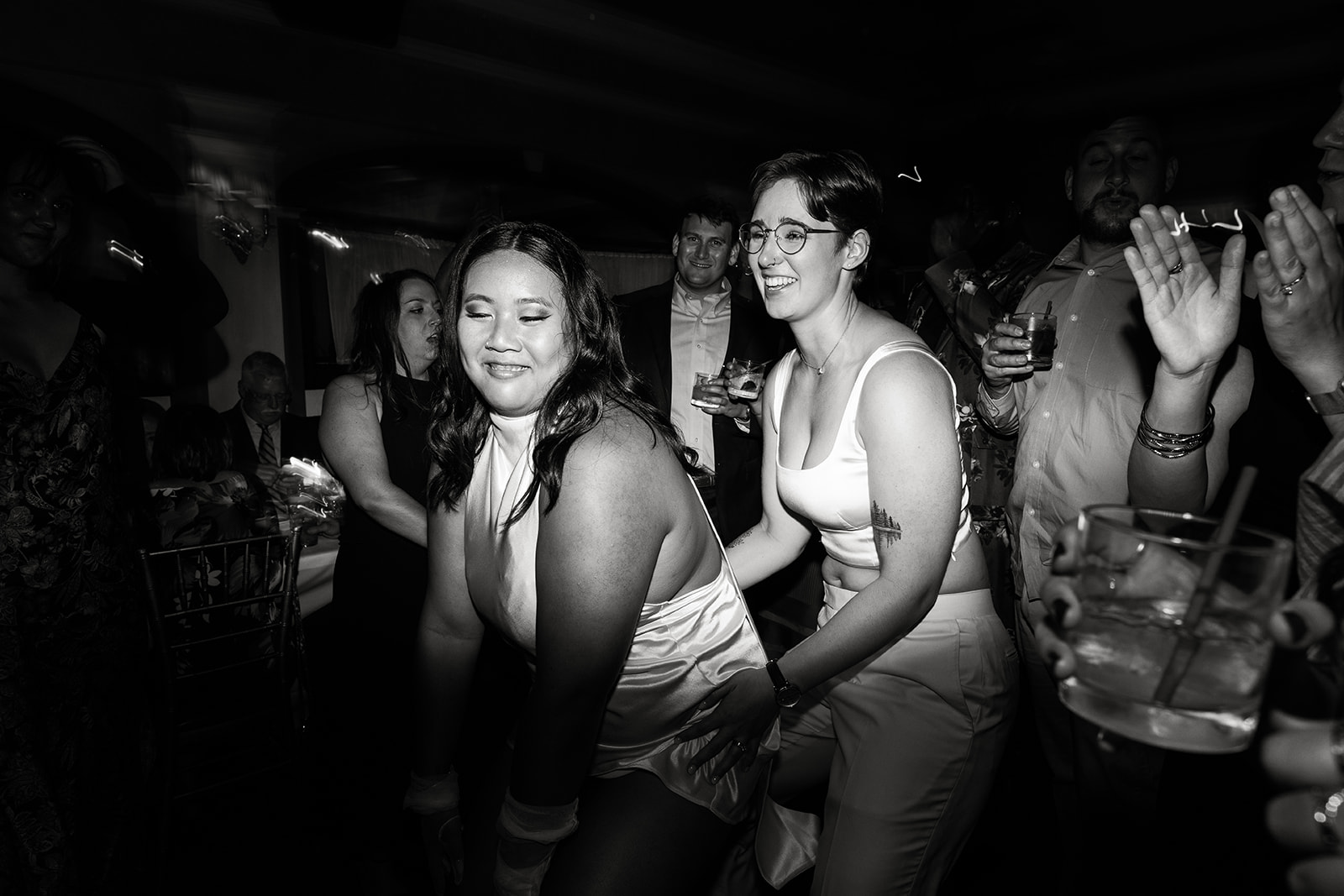 wedding dance floor photography