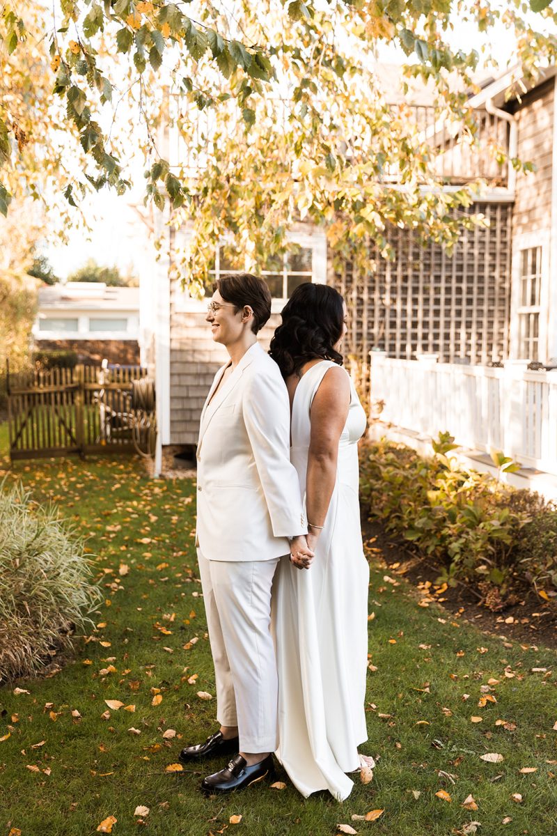 wedding day first look