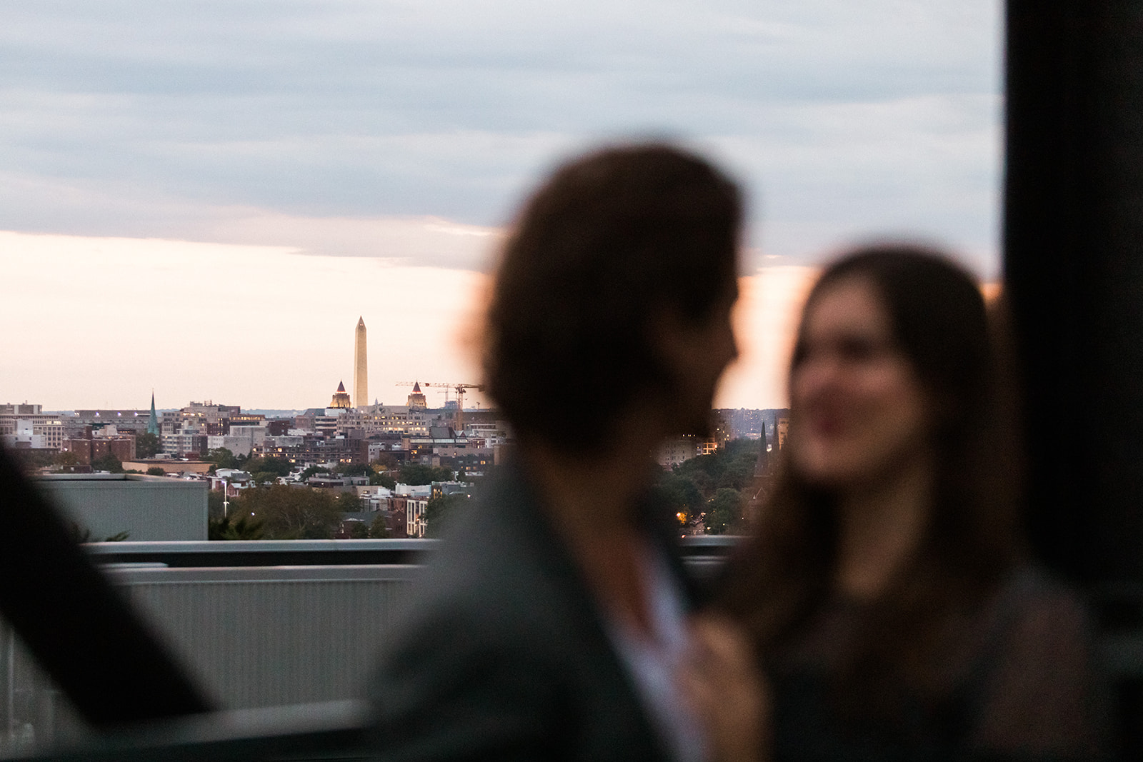 washington monument from dc rooftop