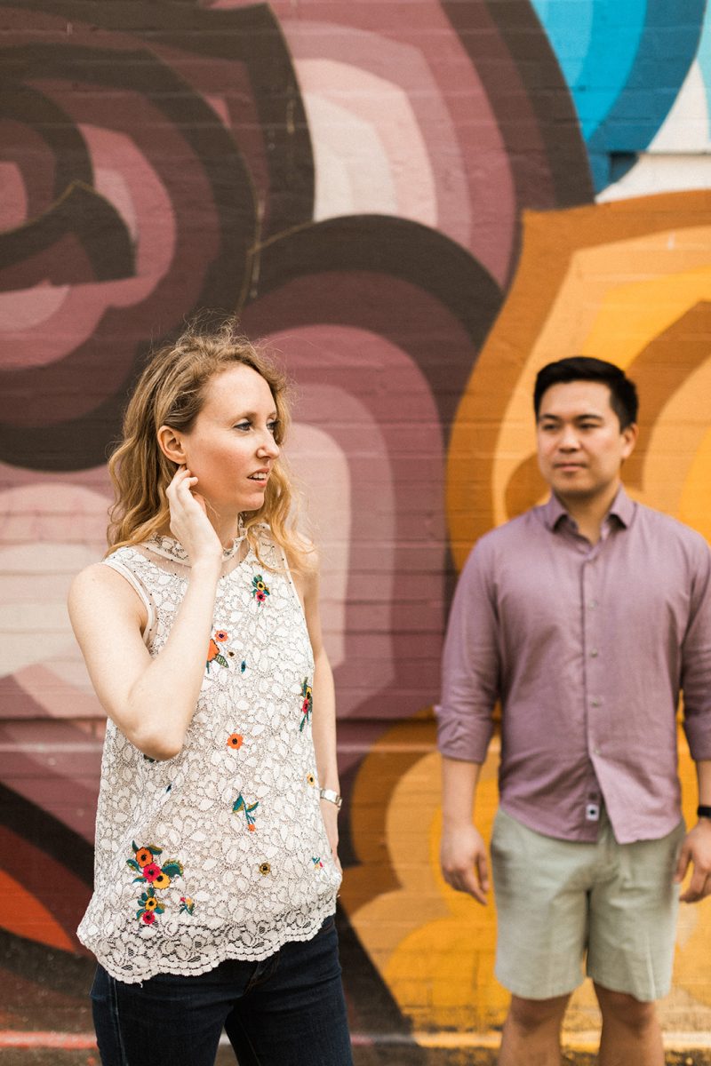 NYC mural engagement photos