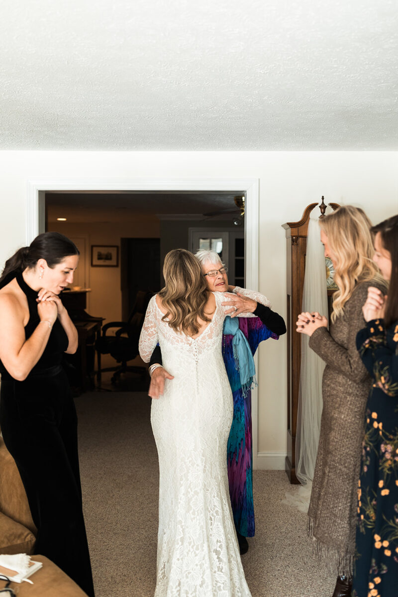 bride getting ready