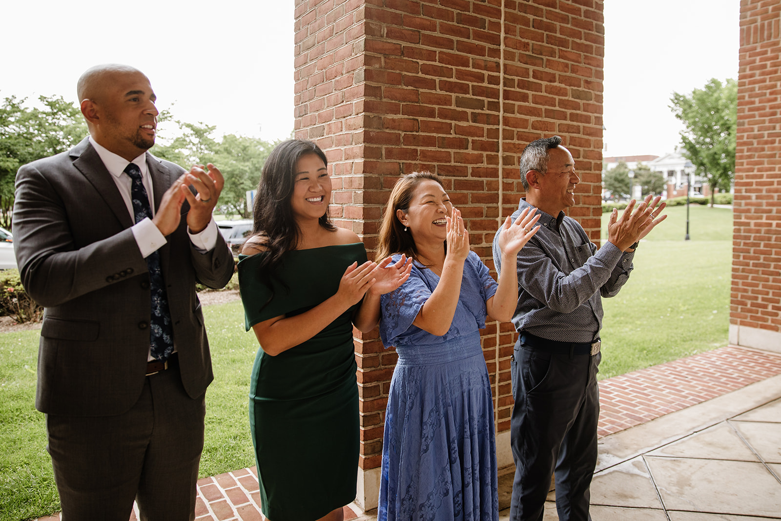 fairfax courthouse elopement ceremony